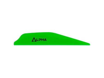 Bohning Alpha Vanes Neon Green 100 pk.