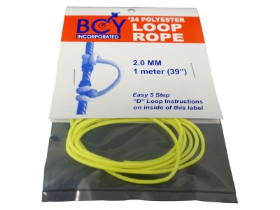 BCY 24 D-Loop Material Neon Yellow 1m