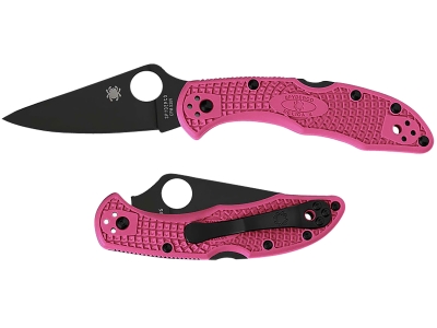 Spyderco 2.9" CPM S30V Blade Pink FRN Handle Folding Knife