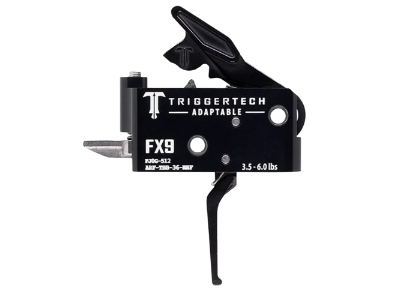 TriggerTech AR Adaptable Trigger, Black, 9mm Luger