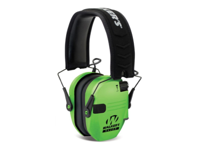 Walkers Razor Slim Electronic Muff Hi Viz Green