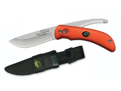 Outdoor Edge SwingBlaze Skinning & Gutting Blade Knife, Orange