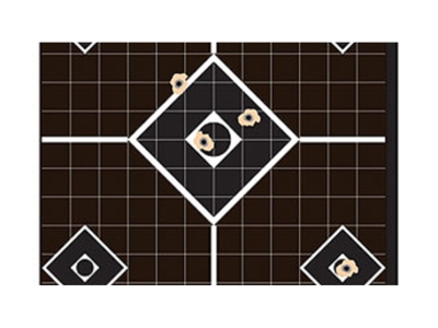 Champion VisiShot 5-Diamond Paper Hanging Pistol/Rifle, 10