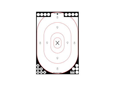 Birchwood  Shoot-N-C Reactive Target 12"x18" Silhouette