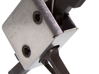 CMC Triggers Single-Stage Flat Drop-In Trigger, Black/Silver