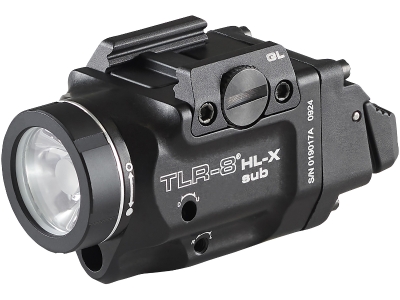 Streamlight TLR-8 Black Aluminum Glock 43x/48 1,000 Lumens Red Laser