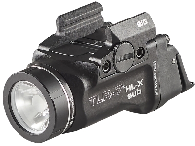 Streamlight TLR-7 HL-X SUB USB Black 6000 Series Aluminum Sig P365/XL 1000 Lumens