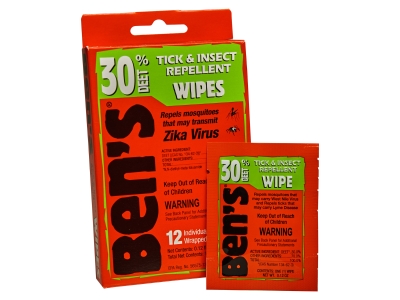 Ben's Odorless Insect & Tick Repellent Wipes