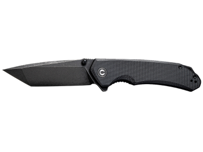 Civivi 3.46" Folding Tanto D2 Black G10 Handle Plain