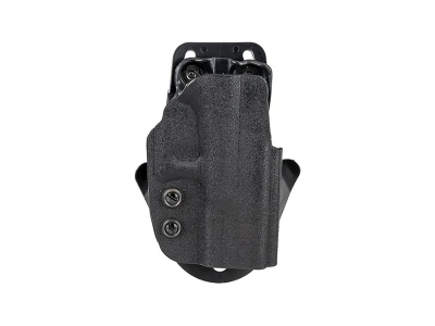 Desantis Gunhide Cazzuto OWB Kydex Paddle Holster, Black, Left