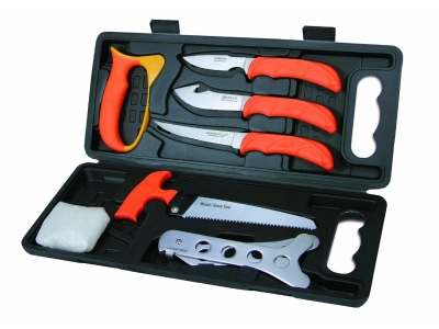 Outdoor Edge Wild-Pak 8 Piece Butcher Game Processing Box Set