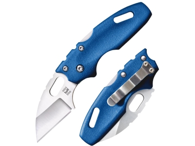 Cold Steel Mini Tuff Lite Plain Edge, Blue, Right, Manual