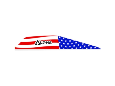 Bohning Alpha Vanes American Flag 100 pk.