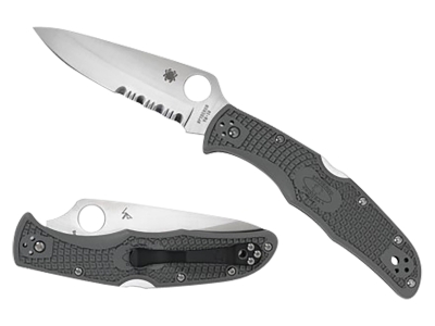Spyderco 3.75" VG-10 Blade Foliage Green FRN Handle Folding Knife