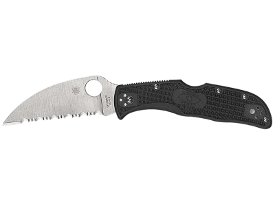Spyderco 3.40" Wharncliffe VG-10 Blade Black FRN Folding Pocket Knife