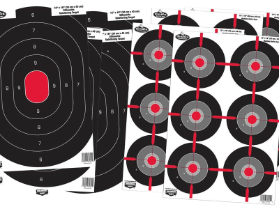 Birchwood  Dirty Bird Combo Pack Silhouette/Bullseye Paper Target, 8