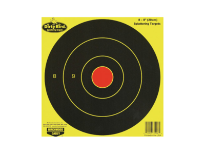 Birchwood  Dirty Bird 8" Bullseye, Black/Yellow