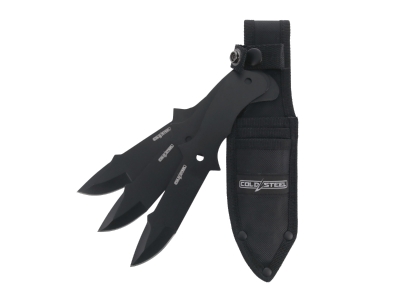 Cold Steel Throwing Knives Drop Point - 3 Pack With Sheath