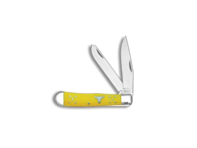 ABKT Cattleman Trapper Cattle Knives, Yellow