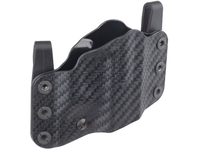 IWB/OWB Holster, Fits Derya DY9, Black Kydex