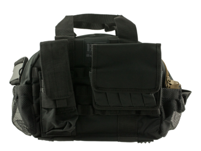 Bulldog BDT Tactical Range Bag Black Finish Colorized Zipper