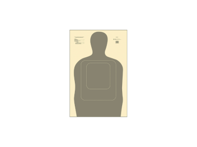 Action Target Inc TQ15 Qualification Standard Silhouette Paper Target