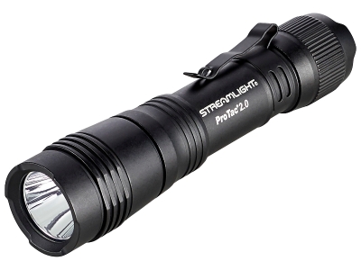 Streamlight ProTac 2.0 Flashlight Black Anodized 100/570/2000 Lumens White LED