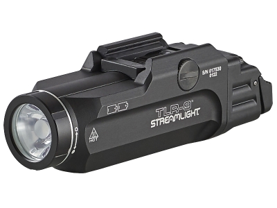 Streamlight TLR-9 Gun Light Black Anodized 1,000 Lumens White LED
