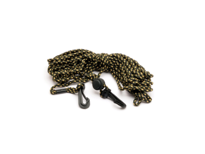 HME Hoist Rope 25' with Hooks, Black