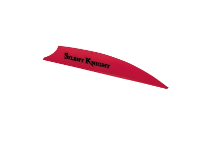 Flex-Fletch Silent Knight Hunting And 3D Vane, Red, 36 count