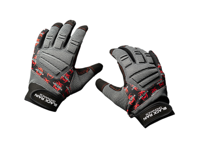 Black Rain Ordnance Tactical Gloves, XXL, Black/Red