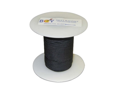 BCY 24 D-Loop Material Black 100 ft.