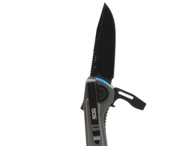 SOG Flash MT - Urban Gray/Cyan, Right, Other, Grey/Electric Blue