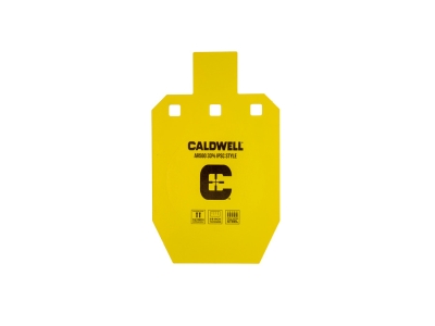 Caldwell Yellow Powder Coat AR500 Steel 10" L x 6.1" W x 0.4"