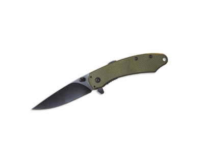 ABKT Ember Assisted Opening Folding Knife, OD Green