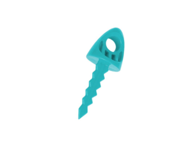TargetTack Teal Polycarbonate Plastic 1", 12