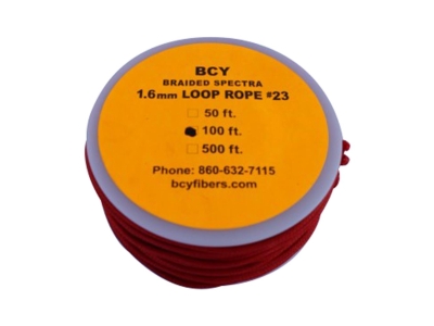 BCY 23 D-Loop Material Red 100 ft.