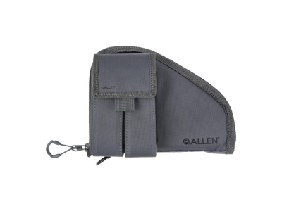 Allen Pistol Case with Mag Pouch, Charcoal