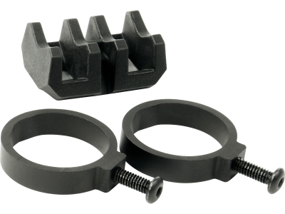 Magpul Light Mount V-Block and Rings Black Anodized Aluminum/Polymer