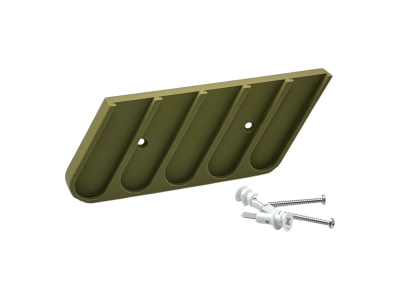 Evolve3D Shotgun Shell Mount 15-Position, 12GA, 20GA, Ammo Storage, Green