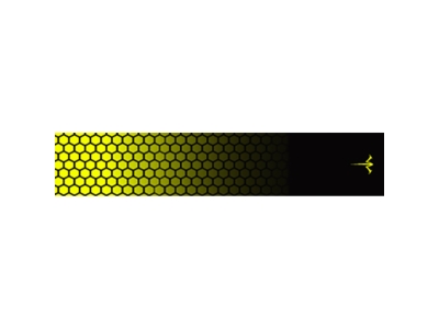 White Water Archery Honeycomb Fade Arrow Wraps, Neon Yellow, 15