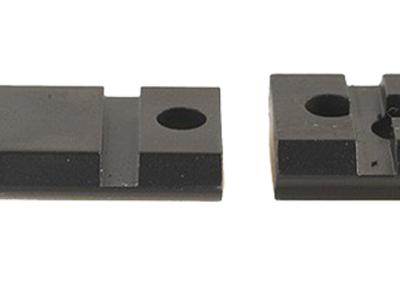 Warne 2-Piece Steel Base Set, Matte Black