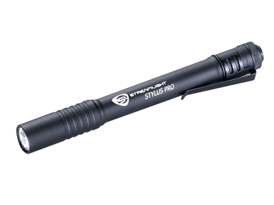 Streamlight Stylus Pro PenLight Black Anodized 100 Lumens White C4 LED