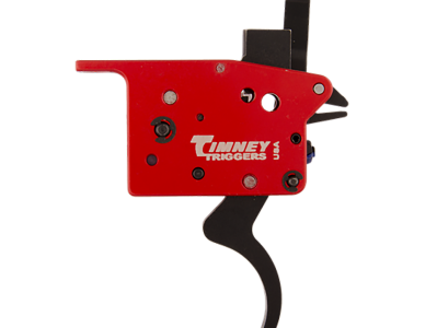 Timney Triggers Featherweight Deluxe Trigger, Black/Red