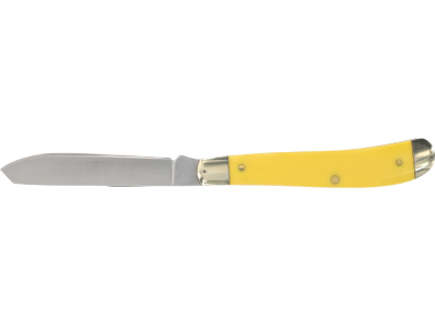 Old Timer Trapper Pocket Knife 3" Yellow