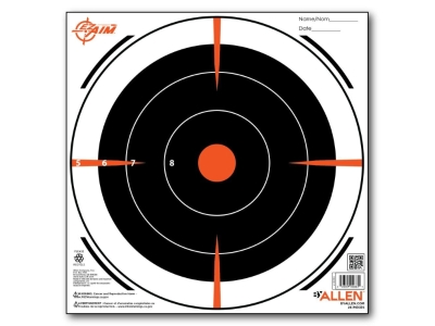 Allen EZ Aim Paper Shooting Targets, Black