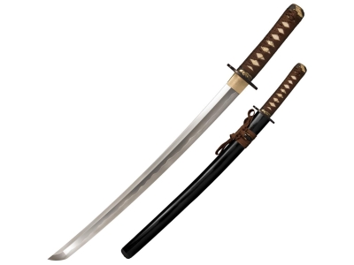 Cold Steel Mizutori (Crane) Wakizashi, Brown