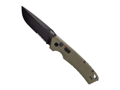 Tekto A3 Delta Automatic Knife, OD Green