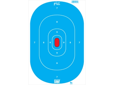 Pro-Shot SplatterShot Silhouette Hanging Tagboard 12" x 18"