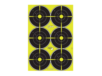 Allen EZ Aim Splash Reactive Paper Shooting Targets, 8 Count
